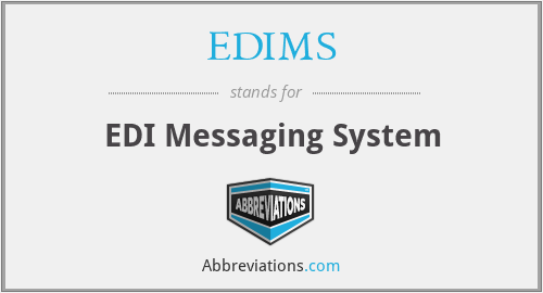 EDIMS - EDI Messaging System