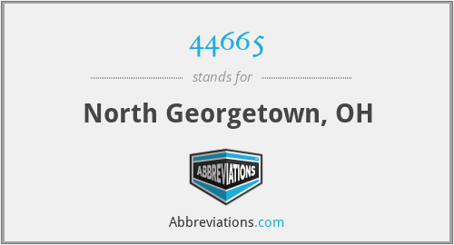 44665 - North Georgetown, OH
