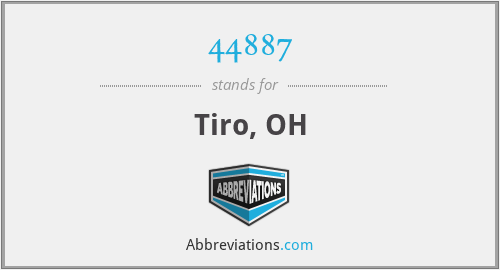 44887 - Tiro, OH