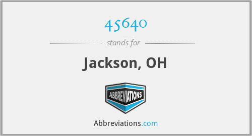 45640 - Jackson, OH