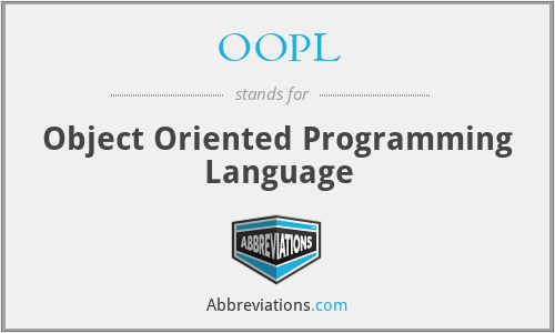 OOPL - Object Oriented Programming Language