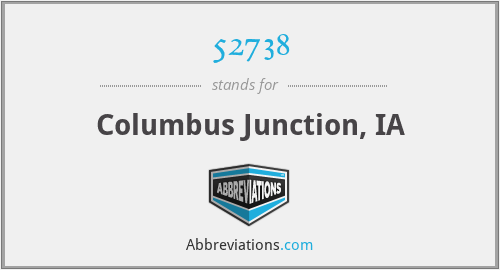52738 - Columbus Junction, IA