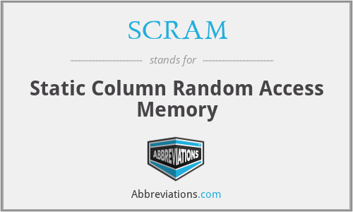 SCRAM - Static Column Random Access Memory