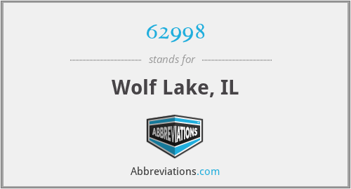62998 - Wolf Lake, IL