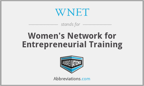 WNET - Women's Network for Entrepreneurial Training