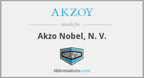 AKZOY - Akzo Nobel, N. V.