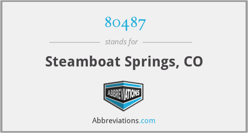 80487 - Steamboat Springs, CO