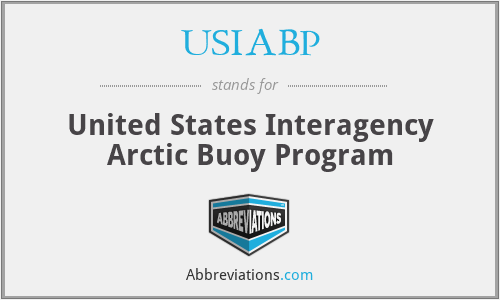 USIABP - United States Interagency Arctic Buoy Program