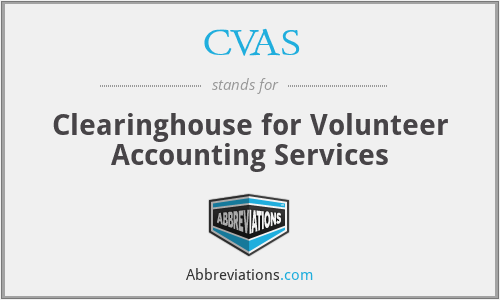 CVAS - Clearinghouse for Volunteer Accounting Services