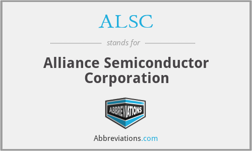 ALSC - Alliance Semiconductor Corporation