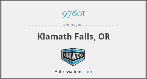 97601 - Klamath Falls, OR