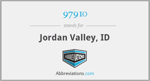97910 - Jordan Valley, ID