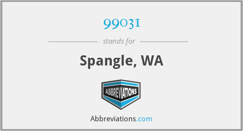 99031 - Spangle, WA