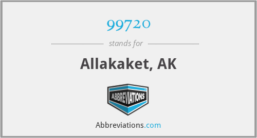 99720 - Allakaket, AK
