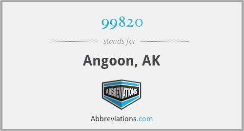 99820 - Angoon, AK