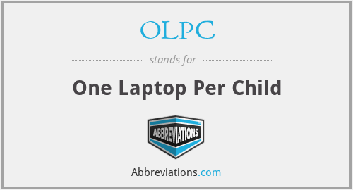 OLPC - One Laptop Per Child