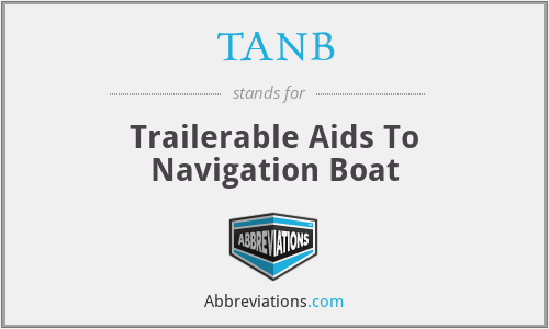 TANB - Trailerable Aids To Navigation Boat