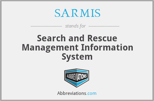 SARMIS - Search and Rescue Management Information System