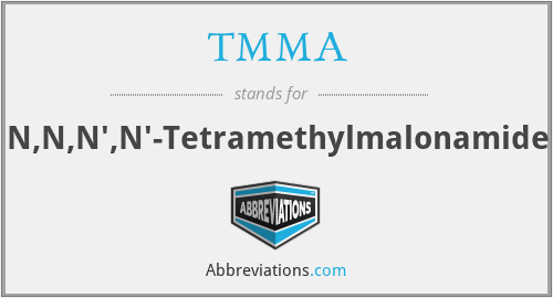TMMA - N,N,N',N'-Tetramethylmalonamide
