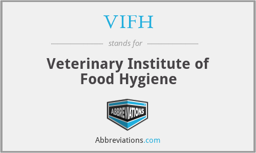 VIFH - Veterinary Institute of Food Hygiene
