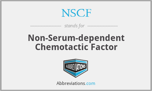 NSCF - Non-Serum-dependent Chemotactic Factor