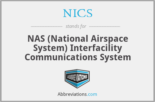 NICS - NAS (National Airspace System) Interfacility Communications System