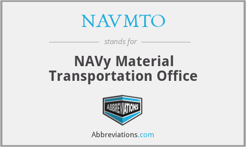 NAVMTO - NAVy Material Transportation Office