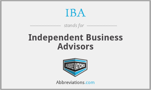IBA - Independent Business Advisors