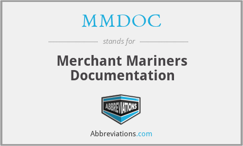 MMDOC - Merchant Mariners Documentation