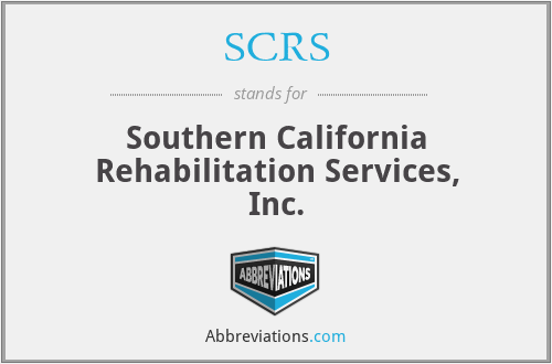 SCRS - Southern California Rehabilitation Services, Inc.