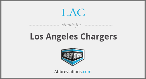 LAC - Los Angeles Chargers