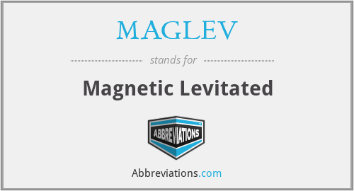 MAGLEV - Magnetic Levitated