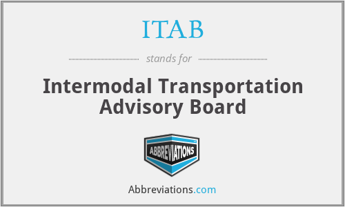 ITAB - Intermodal Transportation Advisory Board