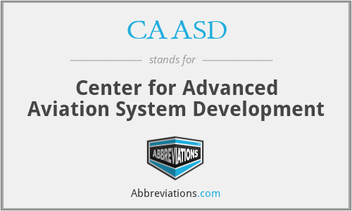 CAASD - Center for Advanced Aviation System Development