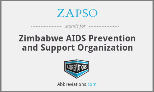 ZAPSO - Zimbabwe AIDS Prevention and Support Organization