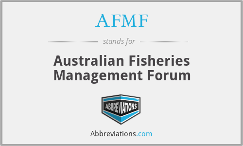AFMF - Australian Fisheries Management Forum