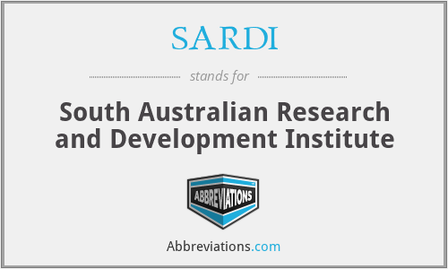 SARDI - South Australian Research and Development Institute