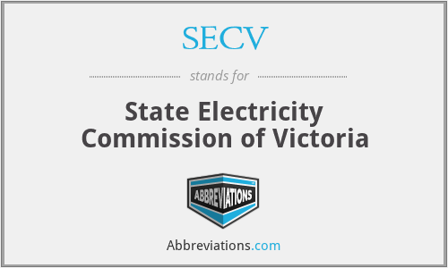 SECV - State Electricity Commission of Victoria