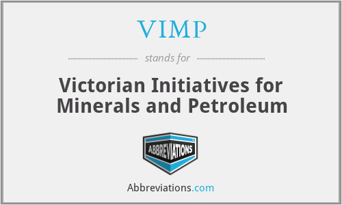 VIMP - Victorian Initiatives for Minerals and Petroleum