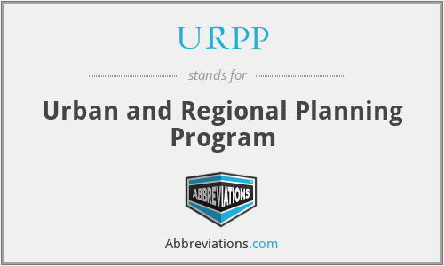 URPP - Urban and Regional Planning Program