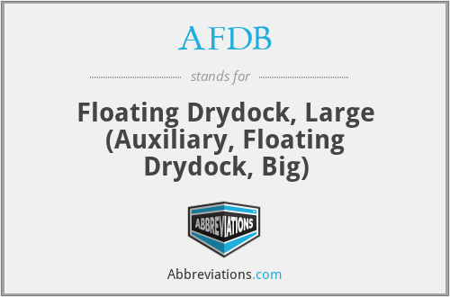 AFDB - Floating Drydock, Large (Auxiliary, Floating Drydock, Big)