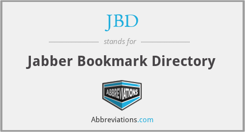 JBD - Jabber Bookmark Directory