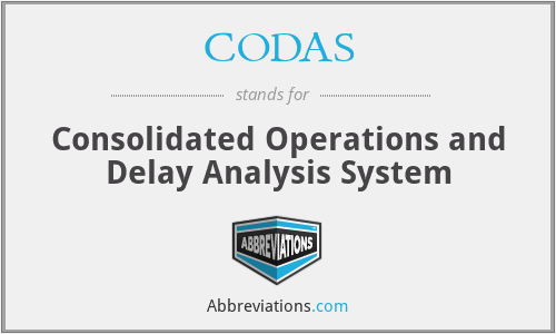 CODAS - Consolidated Operations and Delay Analysis System