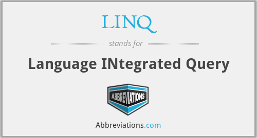 LINQ - Language INtegrated Query