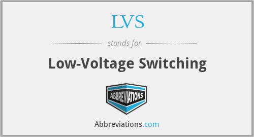 LVS - Low-Voltage Switching