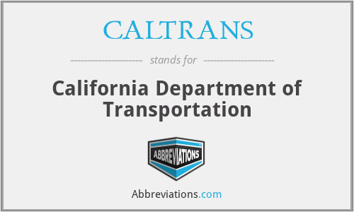 CALTRANS - California Department of Transportation