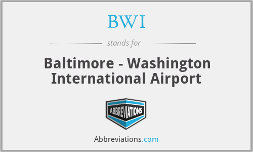 BWI - Baltimore - Washington International Airport
