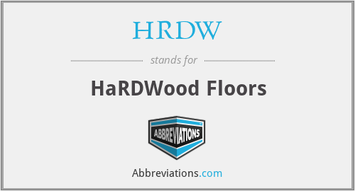 HRDW - HaRDWood Floors