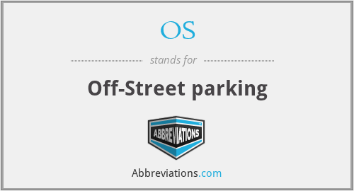 OS - Off-Street parking