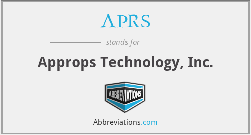 APRS - Approps Technology, Inc.